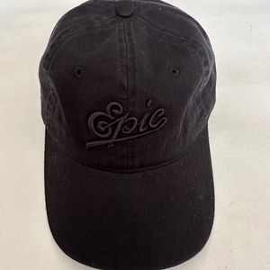 Epic Logo #BEEPIC Black Baseball Cap Hat